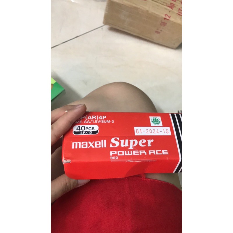 Pin Maxell Tem Bạc