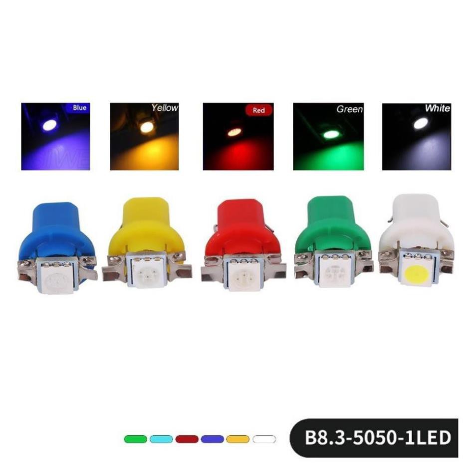 ⚡️MUA 10 TẶNG 1⚡️ Đèn LED T5 B8.3D 1SMD Gắn Mặt Đồng Hồ Xe Máy, Ô tô