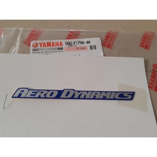 Tem chữ "Aero Dynamics" zin chính hãng Yamaha