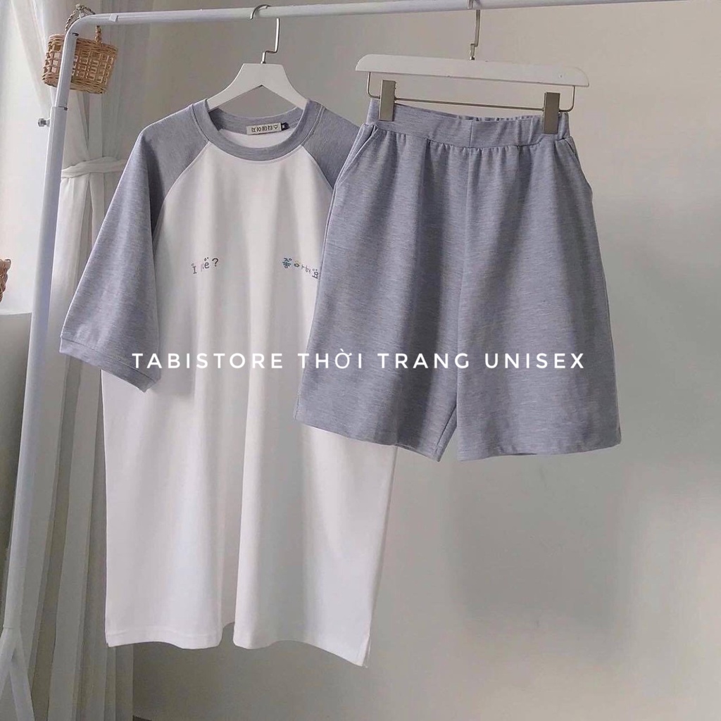 Set bộ áo và quần short dưới 65kg tabistore - I LIKE