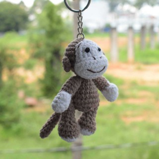 Khỉ móc khóa làm từ len - Móc khóa handmade