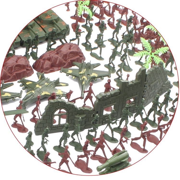 Set 519 mô hình đồ chơi người lính bằng nhựa