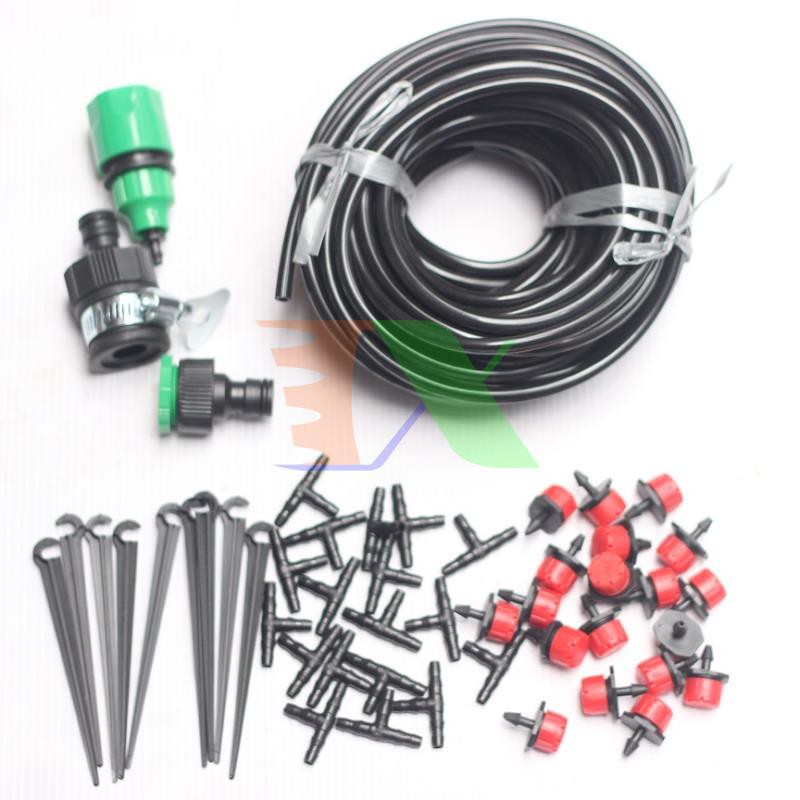 Bộ Kit 16 Đầu tưới 8 tia đầy đủ dây, phụ kiện (TX-DIY-031) Diy bộ kít tưới tự động