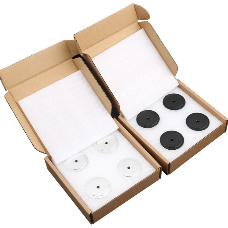 Set 4 Miếng Đệm Chân Loa Bằng Cao Su 40x20mm Tùy Chỉnh Tiện Dụng
