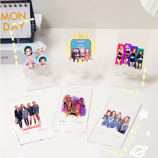 Giá đỡ điện thoại mica GOT7 MAMAMOO ITZY RED VELVET GDMC38 giá cute dễ thương trong suốt idol kpop