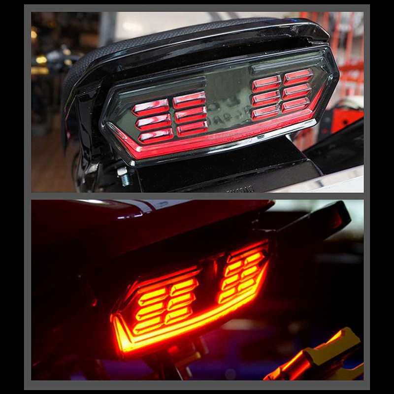 d LED Brake Tail Light Integrated Motorcycle Turn Signal Lamp for Honda Grom MSX 125 MSX125 CTX700 CBR650F YG-125