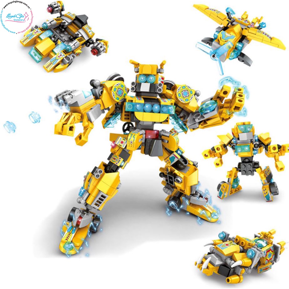 Đồ chơi lắp ráp mô hình Robot ong bắp cày 4in1