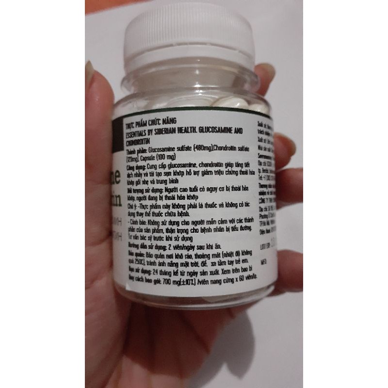 Viên bổ xương khớp Nga glucosamine chondroitin