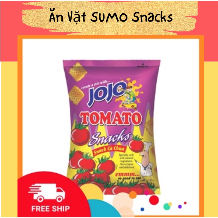 Bim Bim Snack Cà Chua JoJo gói 35/40g-Ăn Vặt Sumo Snack