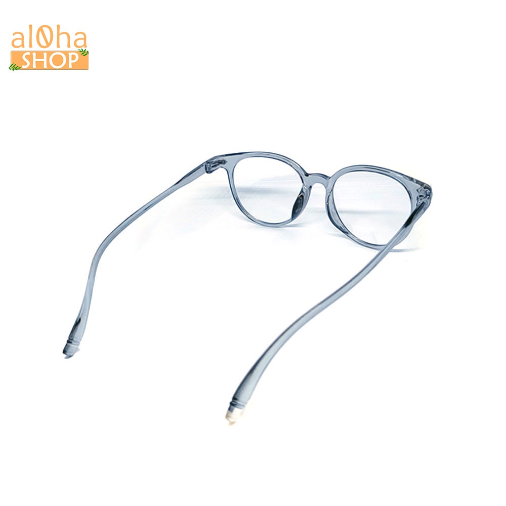 Mắt kính thời trang chống tia bức xạ UV, chống bụi gọng nhựa tròn K012 unisex nam nữ - al0ha Shop