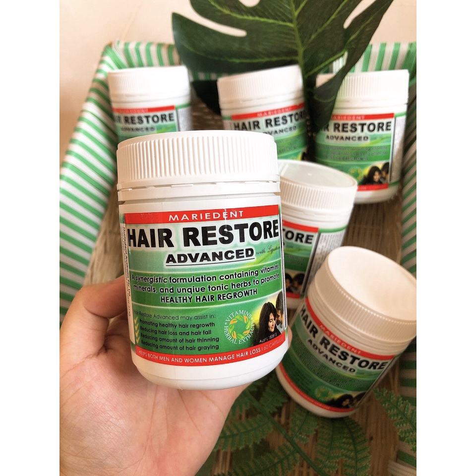 HAIR RESTORE ADVANCE - VIÊN UỐNG CHỐNG RỤNG TÓC, KÍCH THÍCH MỌC TÓC 60 VIÊN