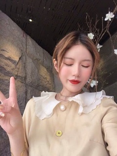 [ORDER] Áo/váy cổ sen 2 lớp [ảnh thật ở cuối]