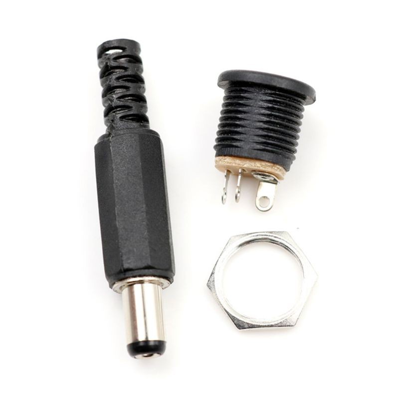 Set 10 Đầu Giắc Cắm Bằng Nhựa 12v 3a Và Đầu Nối Nguồn Dc Bảng Ổ Cắm Giắc Cắm Cung Cấp Điện Chuyên Dụng