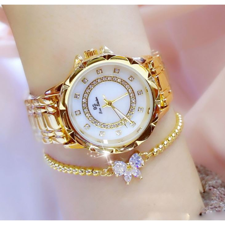 [❤️HÀNG CHÍNH HÃNG❤️]  Đồng Hồ Nữ Bs 60 bee sister Chính Hãng, Không Bay Màu, Chống Nước, Bảo Hành 1 năm.