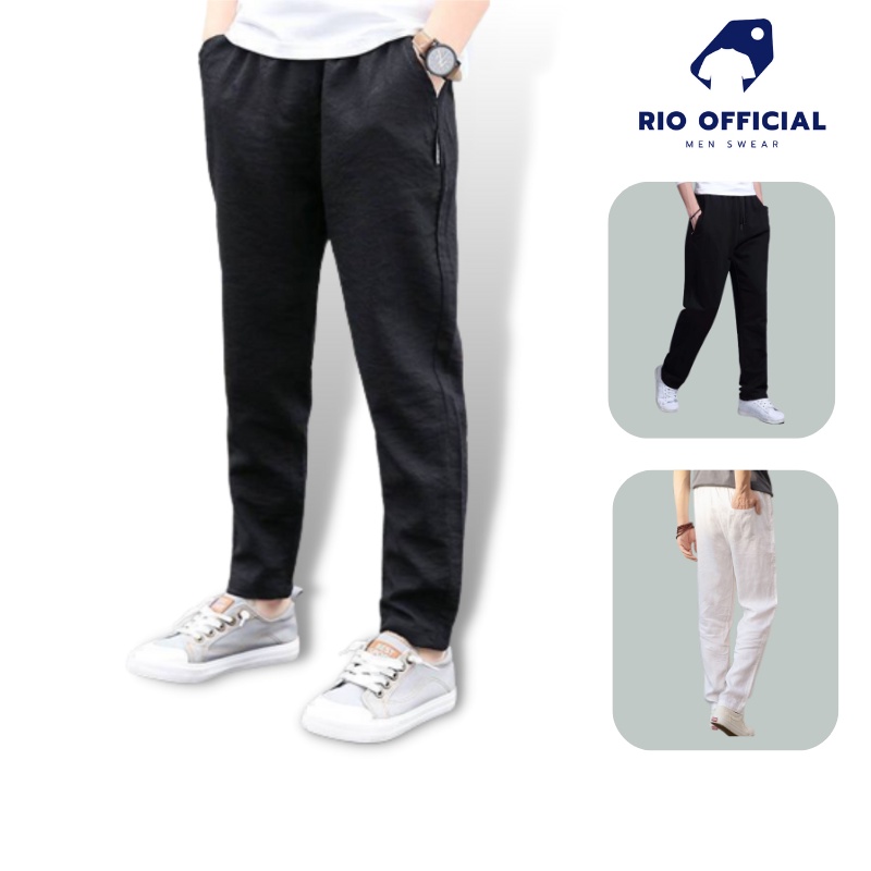 Quần đũi nam dài ống rộng cao cấp vải mềm, không bám dính, thấm hút mồ hôi tốt, mẫu mới 2023chất vải không co