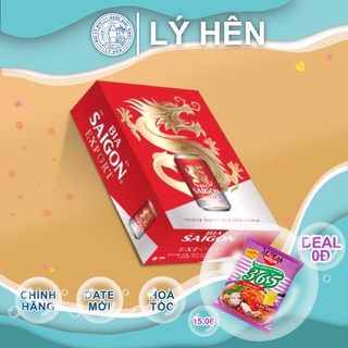 Thùng 24 Lon Bia Saigon Export - Sài Gòn Đỏ 330ml/Lon Date Luôn Mới