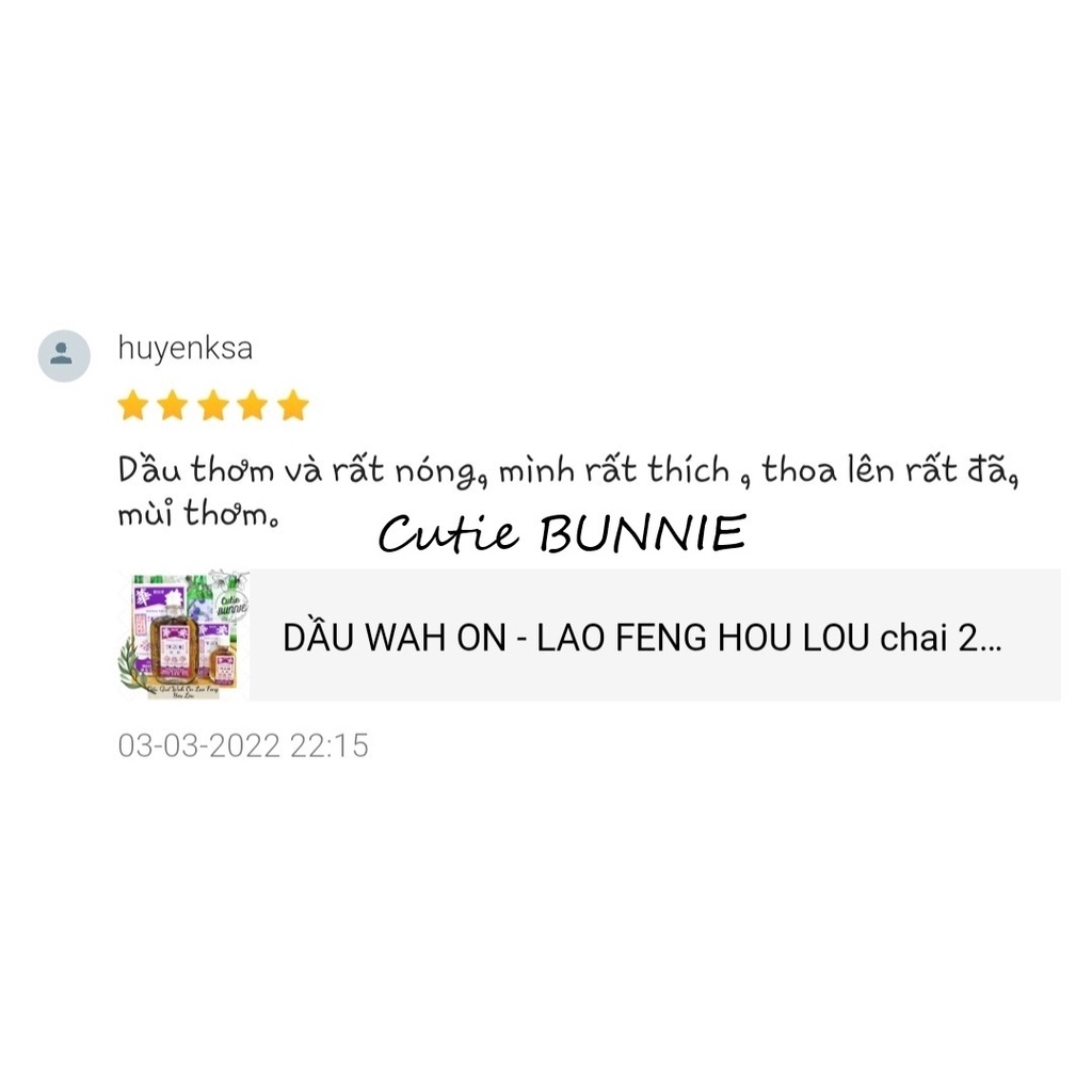 HSD 2027-28 Dầu gió giảm đau Huo Luo Oil Wah On siêu ấm, thơm nồng