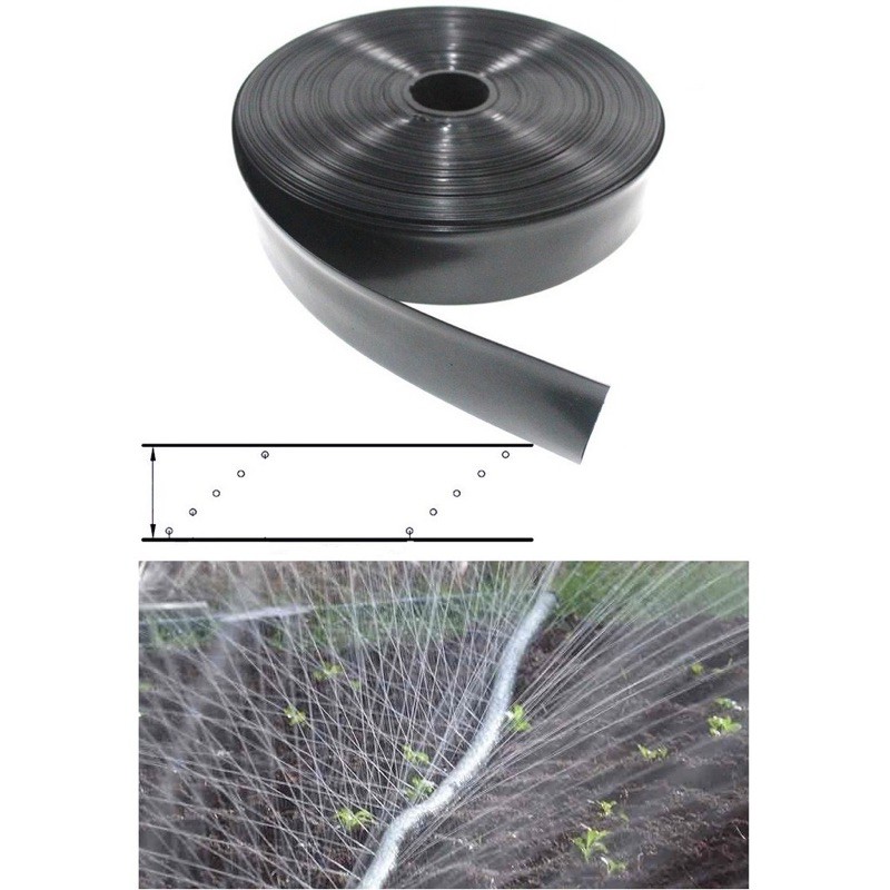 Dây tưới phun mưa phi 27mm 3 lỗ chéo cuộn 100m