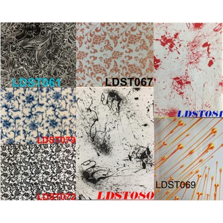 COMBO 0.5x2m film hoa văn họa tiết + 400ml chất kích hoạt sơn chuyển nước