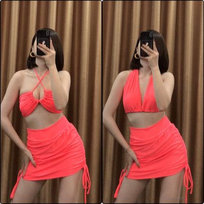 Bikini 2 mảnh đẹp quần giả váy mặc đi biển đi bơi- 3 màu