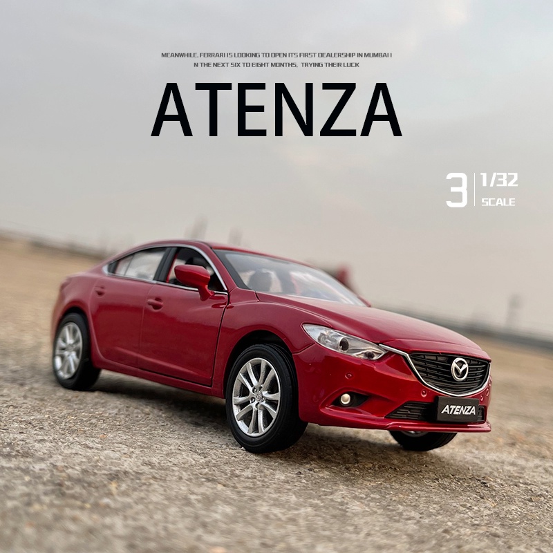 ♤♙△2021 Mới 1:32 Mazda ATENZA Mazda6 Mô hình ô tô Hợp kim Xe ô tô Đúc Đồ chơi Mô hình ô tô Kéo về Đồ chơi trẻ em Sưu tầm