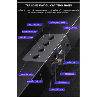 Loa Bluetooth A36 Cao Cấp Siêu Bass, Loa A36 Âm Thanh Vòm Có Hỗ Trợ Khe Cắm Thẻ Nhớ - Ngẫu Nhiên