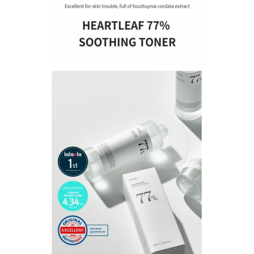 ANUA (Hàng Mới Về) Toner Trái Tim 77% Làm Mịn Da (250Ml / 500ml)[ANUA] Heartleaf 77% Soothing Toner 250ml