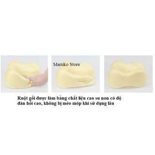 Gối kê cổ chữ U cao su non tiện dùng trong văn phòng hoặc đi tầu xe, đi du lịch