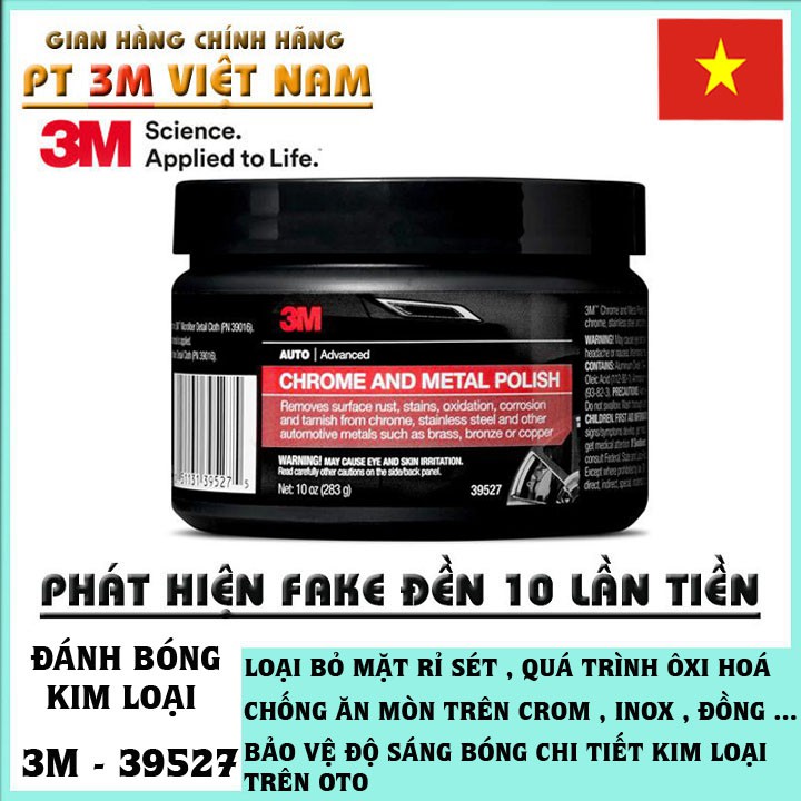 Chất đánh bóng kim loại 3M 39527 Chrome And Metal Polish