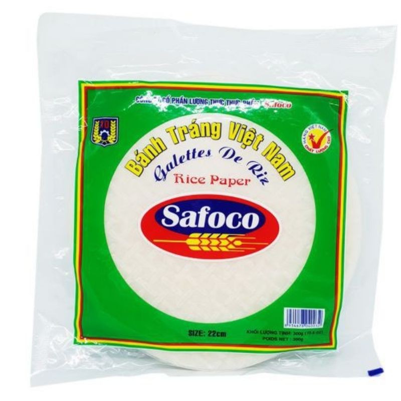 300g Bánh tráng safaco ăn liền cuốn gỏi, nộm