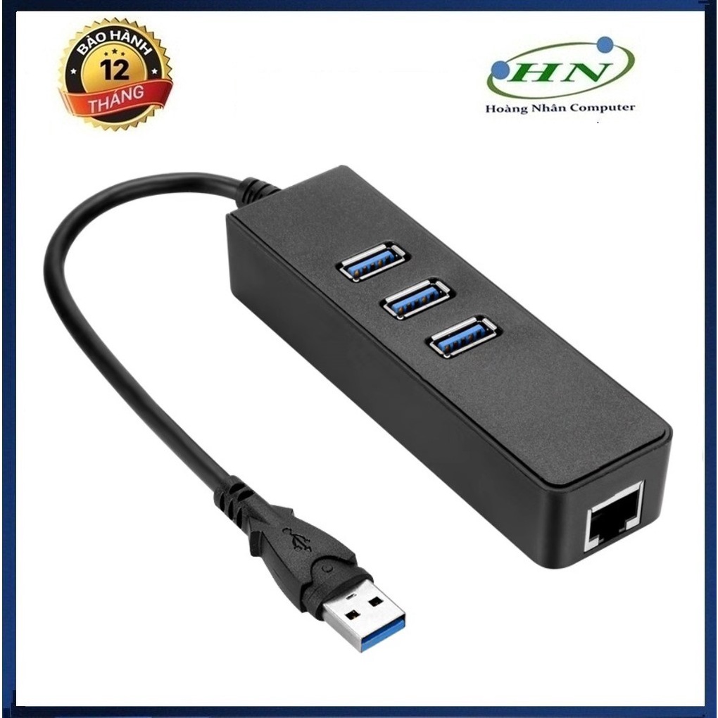 Hub Combo chia cổng USB3.0 và Lan