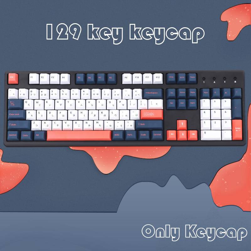 GMK bento Keycaps Cherry Profile Dye Sub PBT Keycap For GMK Cherry MX Switch 61/64/68/87/96/980/104/108 Mechanical Keyboard