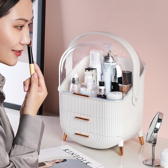 Hộp Đựng Mỹ Phẩm, Hộp Đựng Đồ Trang Điểm Phong Cách Châu Âu