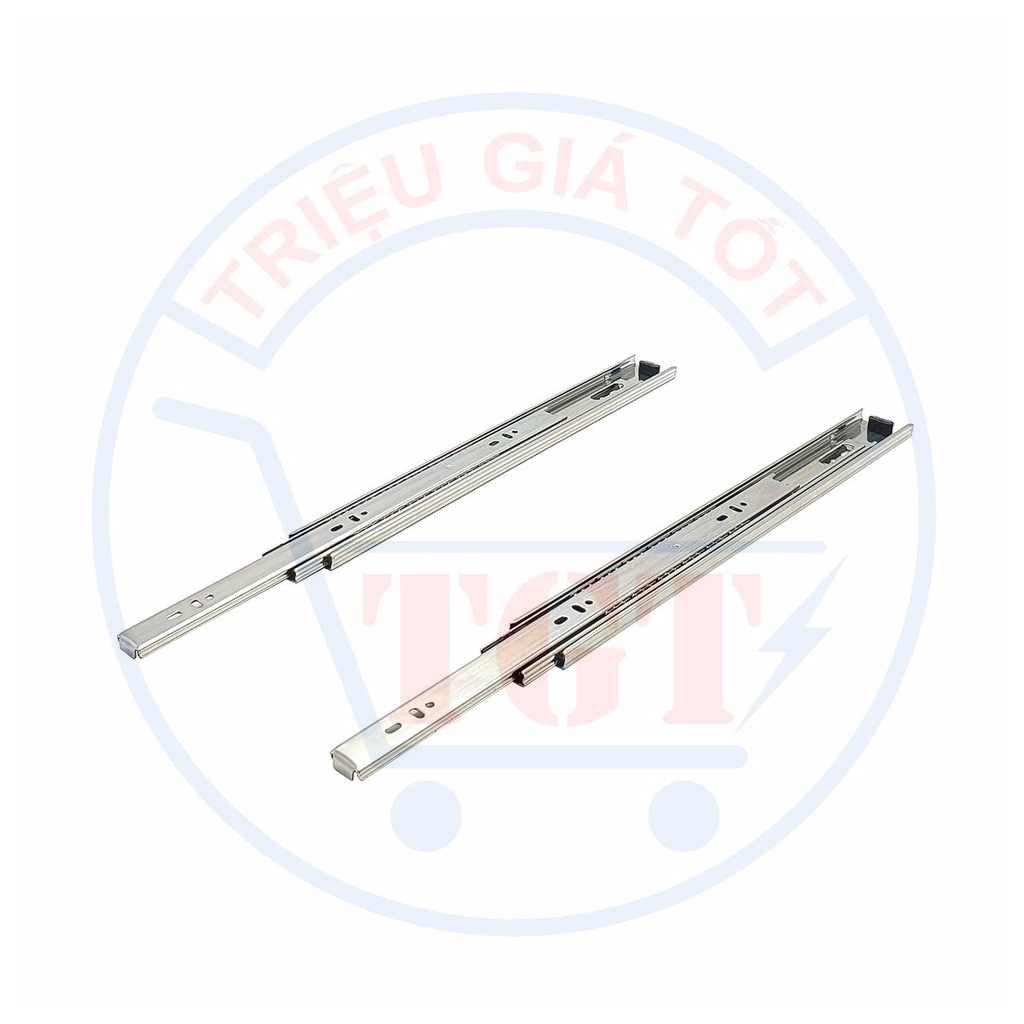 Ray Bi 3 Tầng Lắp Ngăn Kéo Tủ Bếp, Tủ Quần Áo, Bàn Làm Việc  25cm, 30cm, 35cm, 40cm, 45cm, 50cm