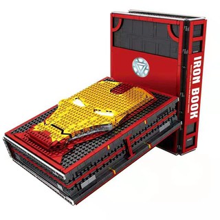 Lắp ghép Mô hình Sắt Bộ Sách Iron Man Nhân Vật Bộ Sưu Tập Combo IRON BOOK 52 Minifigures Siêu Anh Hùng Iron Man