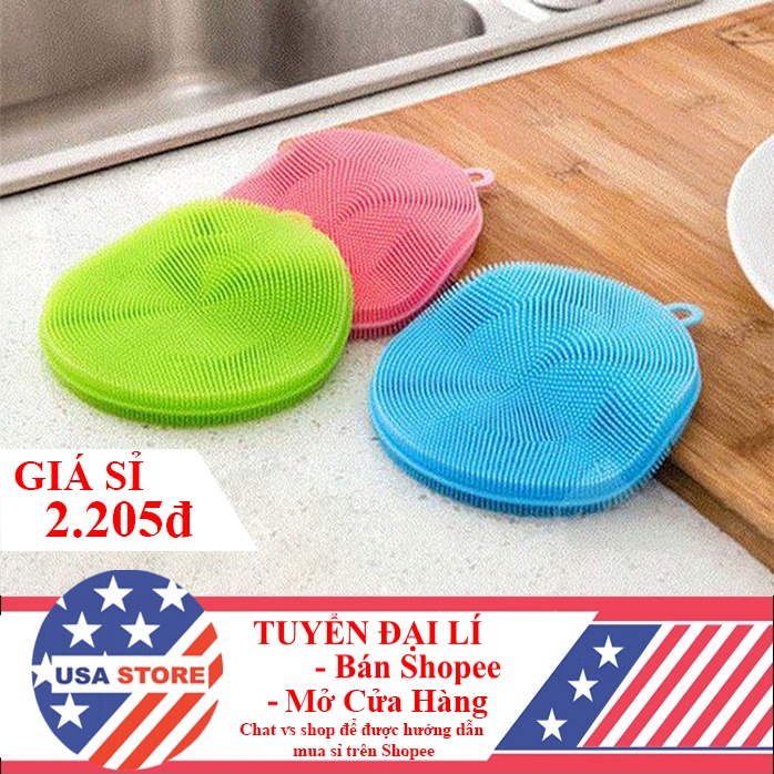 (Video Review) Miếng Rửa Bát Rửa Chén Đĩa Đa Năng Silicon SIÊU VIỆT - MIẾNG CỌ XOONG NỒI CHẢO