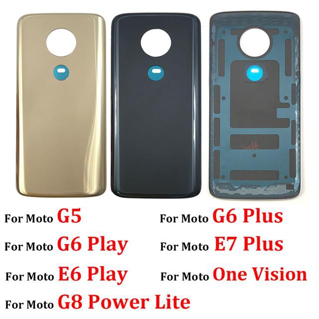 Mặt Lưng Điện Thoại Cao Cấp Thay Thế Cho Motorola Moto X4 G5 G6 E6 Play E7 Plus G8 Power Lite