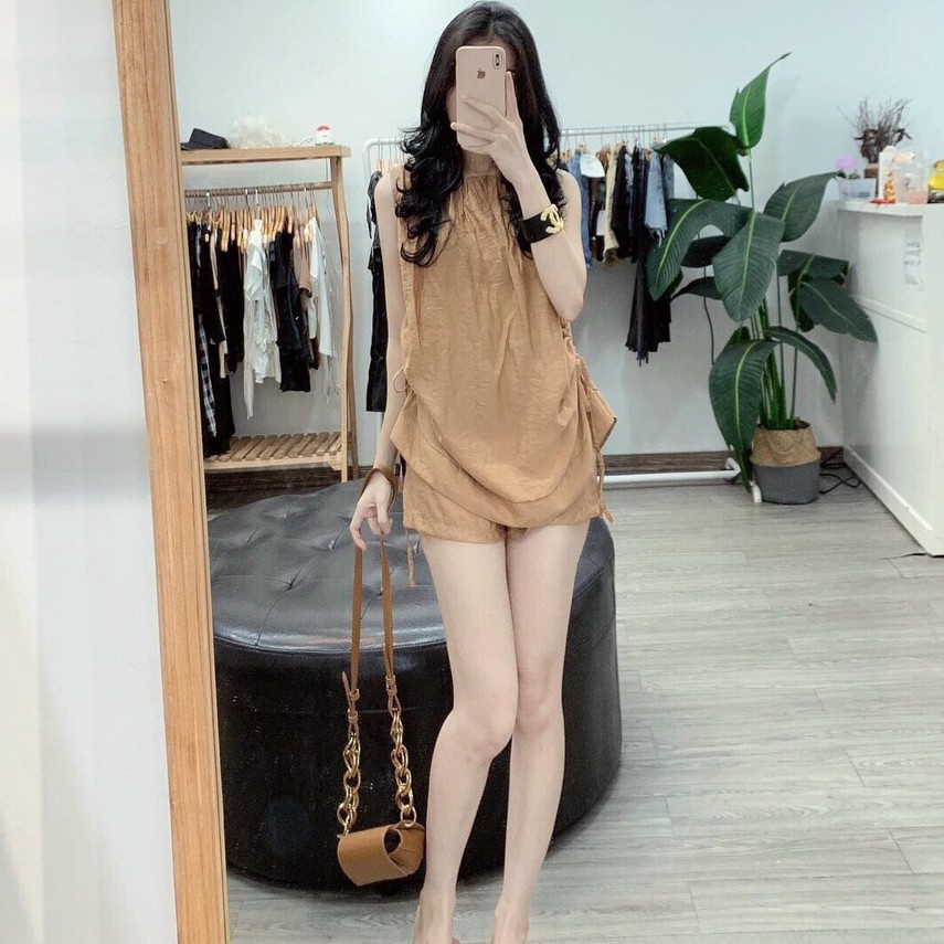 Set đũi rút dây hông siêu dễ thương cho nàng
