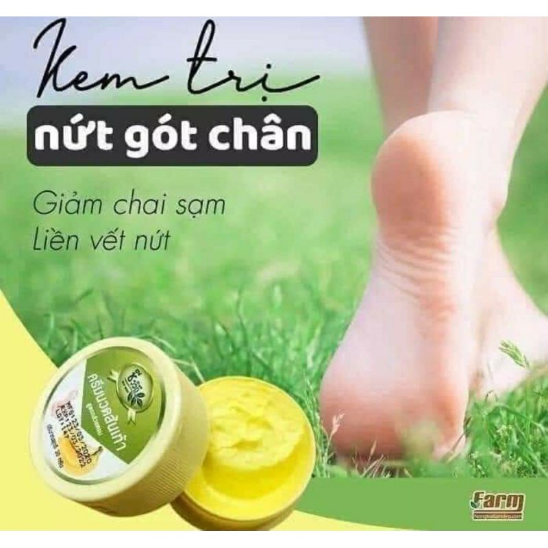 Kem trị nứt gót chân chuối the banana heel cream thái lan