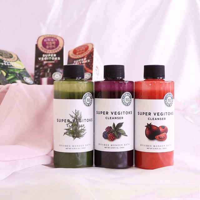 [TẶNG MINI] Sữa Rửa Mặt Rau Củ Thải Độc Super Vegitoks 300ml Mẫu Mới | BigBuy360 - bigbuy360.vn