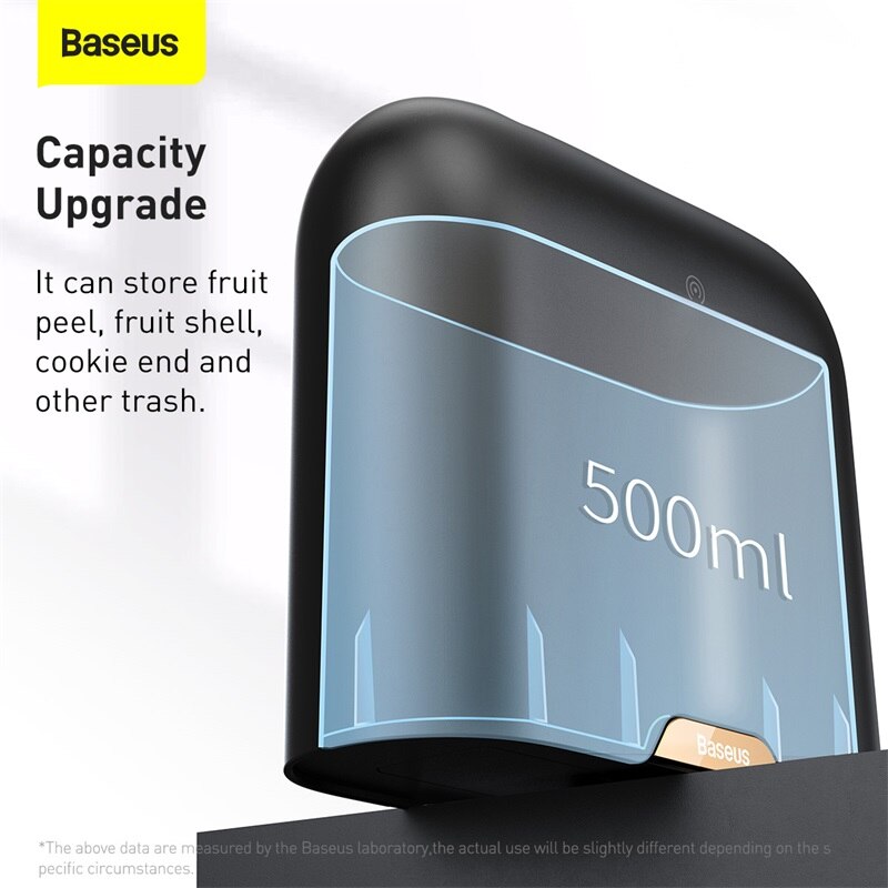 Baseus Electric Auto Car Trash Can Organizer Garbage Holder Smart Sensing Lid Opening