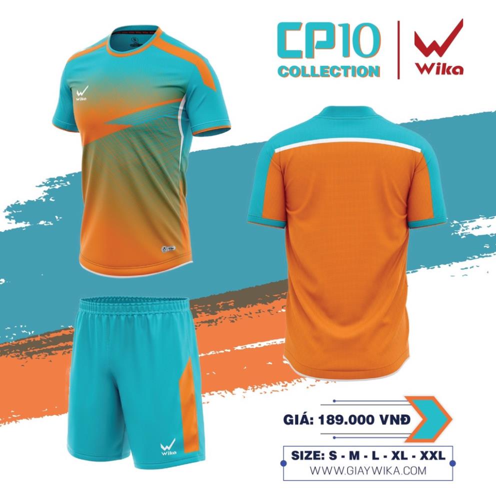 Áo Bóng Đá WIKA CP10 Collection Form Áo Chuẩn Việt, In PU Phản Quang, Chất Liệu Wikarotex Cao Cấp Thoải Mái A2021-2