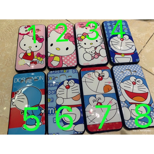 Ốp lưng Samsung j5 (2015) kitty doremon bóng