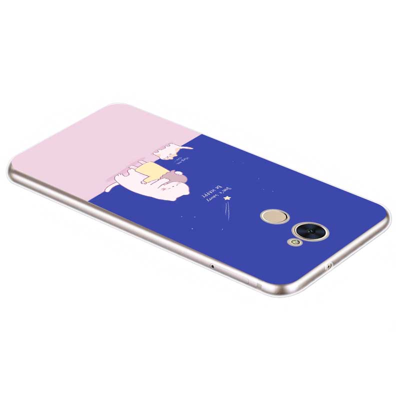 Ốp điện thoại Silicon dẻo in họa tiết dễ thương cho HUAWEI Nova 2i 3i 2 4 Y3 Y5 Y6 Y9 Gr5 Prime Lite 2017 2018 2019
