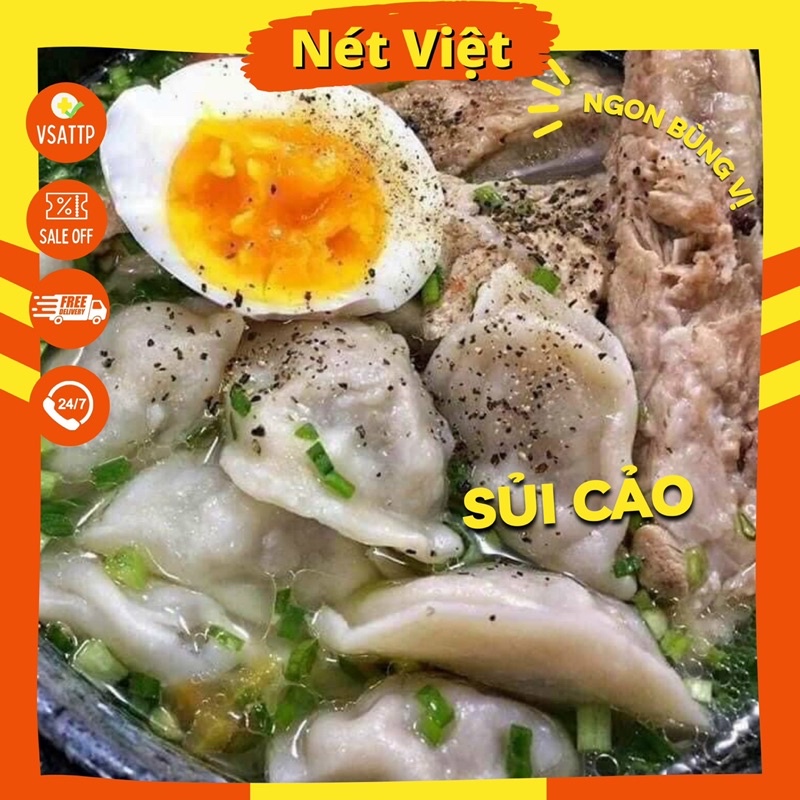 Sủi Cảo Nhân Tôm Hacao, Sủi Cảo Nhân Thịt Túi 1kg Thả Lẩu, Chiên Hấp Thơm Ngon