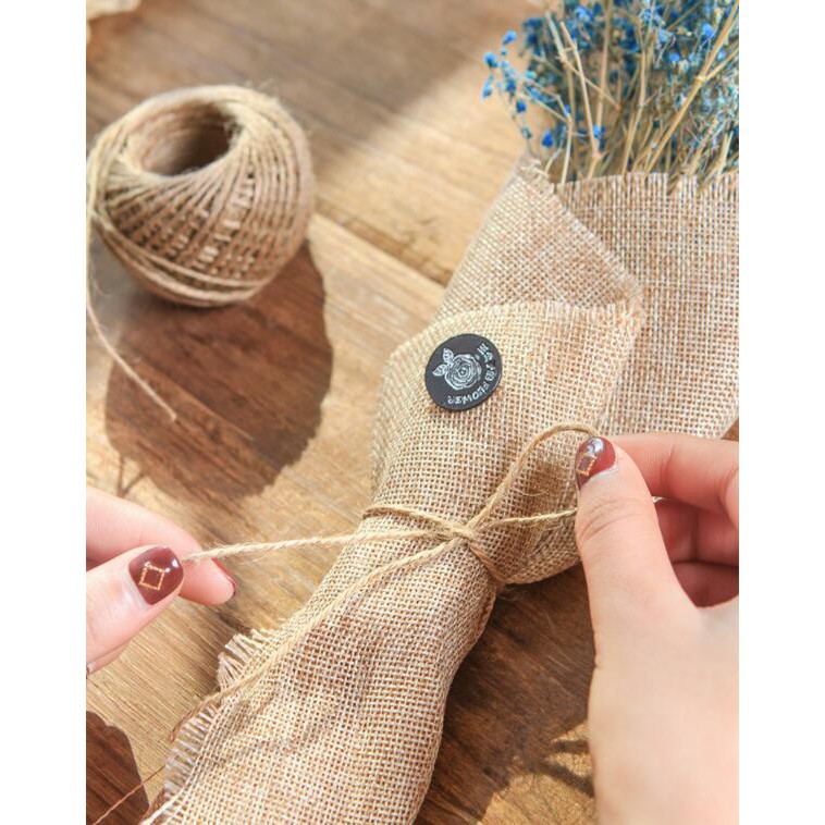 Cuộn dây gai dầu dài 50m/ 100m trang trí đa năng