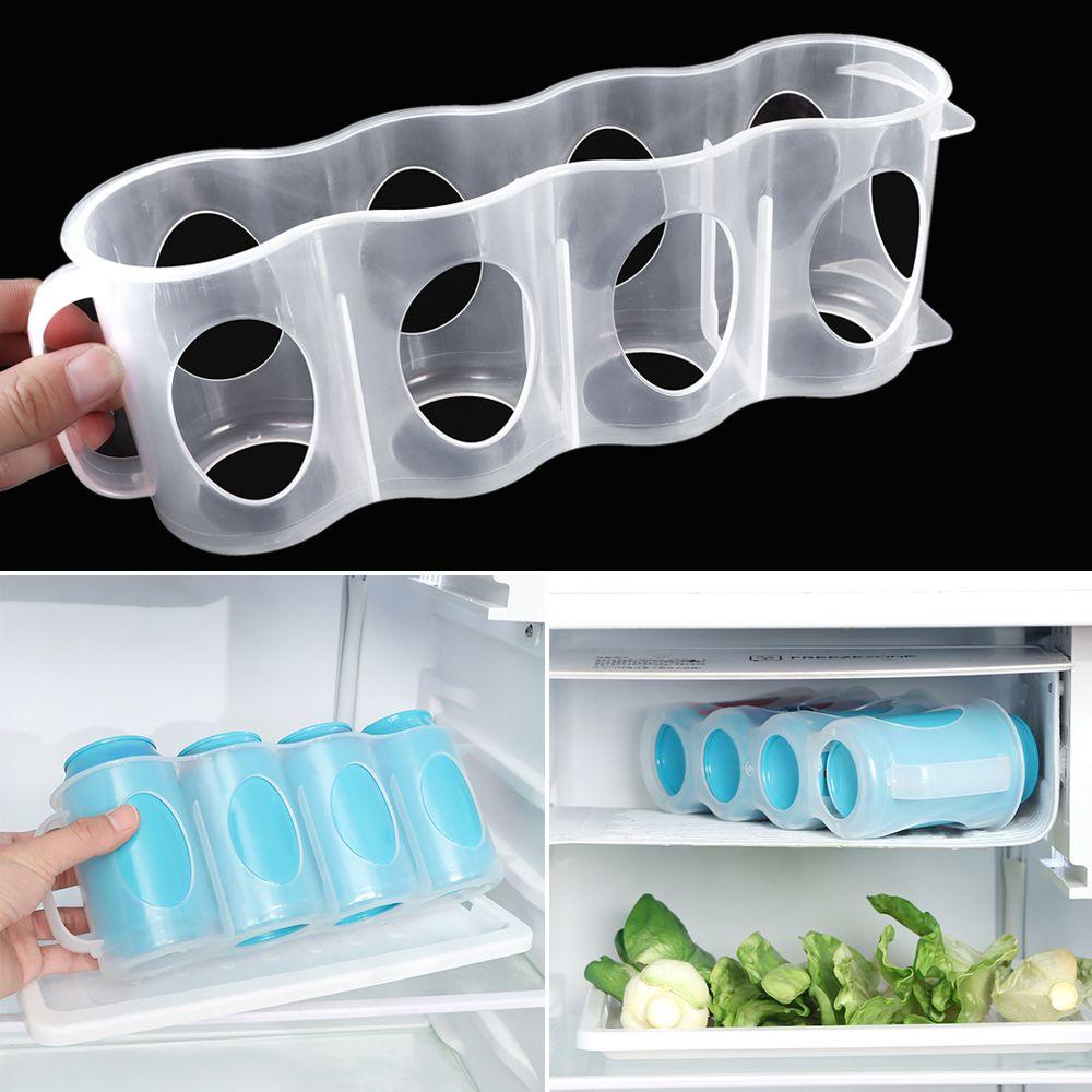 Giá Đỡ Lon Nước Ngọt 4 Lỗ Tiện Dụng Cho Nhà Bếp