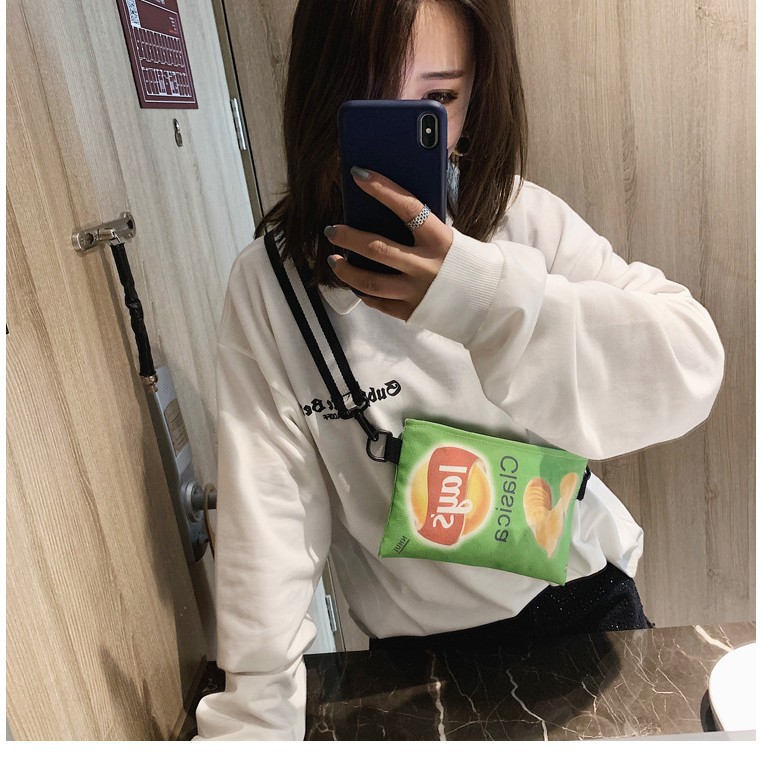 TÚI ĐEO CHÉO SNACK CÁ TÍNH HÀNG QUẢNG CHÂU CỰC HOTTTTTTT SHD2