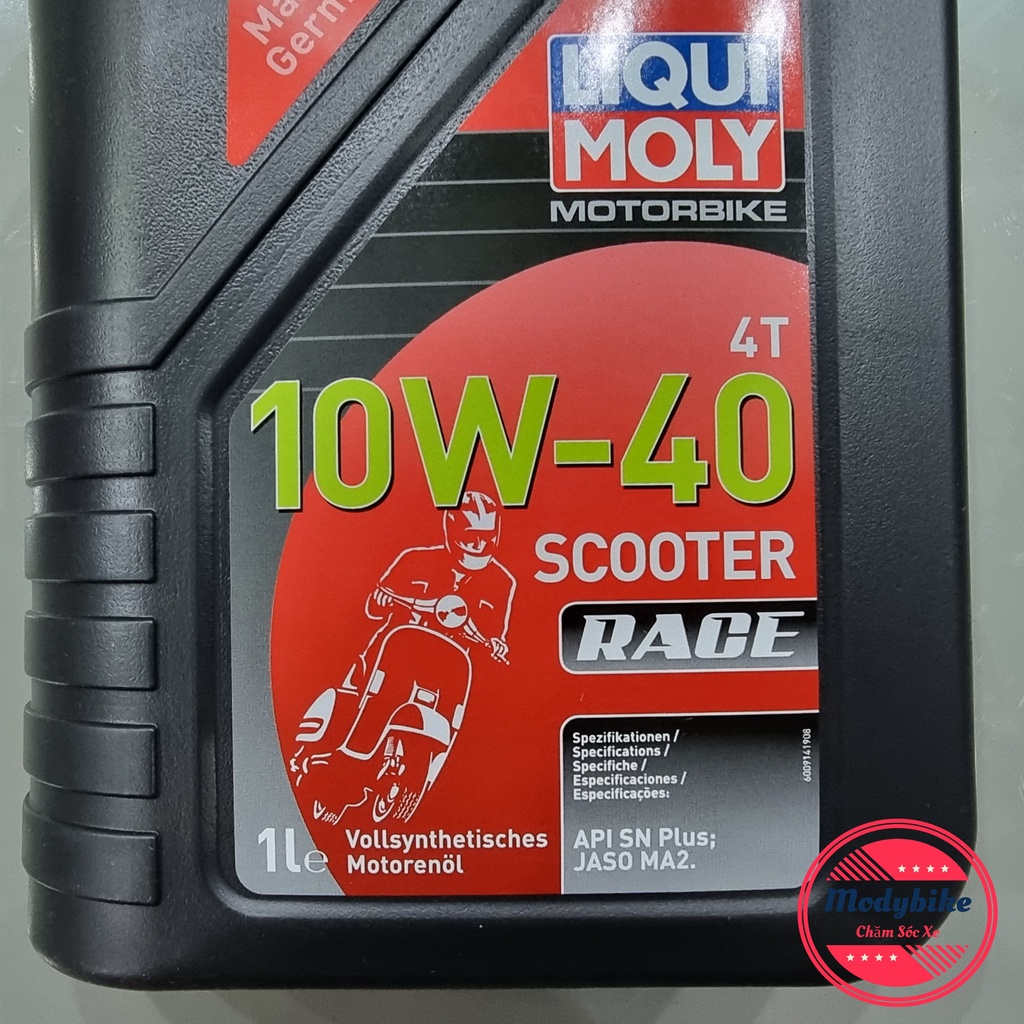 Nhớt Xe Tay Ga Cao Cấp Liqui Moly Scooter Race 10W-40 Made in Germany