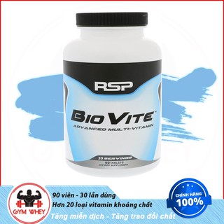 Viên Bổ Sung Dinh Dưỡng Hàng Ngày Vitamin RSP BioVite 90 viên - Chính Hãng 100%